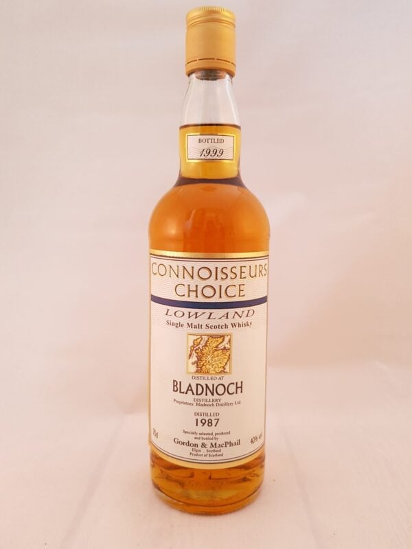 Bladnoch 1987 (bottled 1999), Gordon & MacPhail - Connoisseurs Choice, 40%