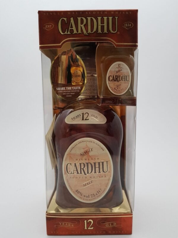 Cardhu 12 yo (1980s bottle), 40% (incl miniature) - Image 4