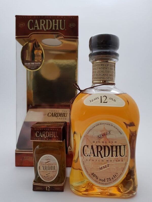 Cardhu 12 yo (1980s bottle), 40% (incl miniature) - Image 5