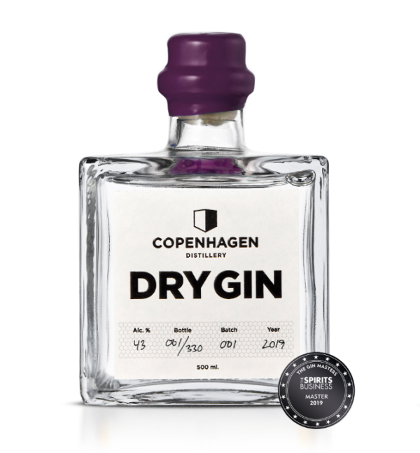 Copenhagen Distillery, Dry gin, 43%