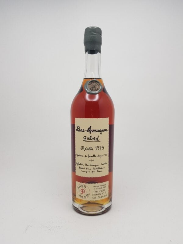 Delord Cask Strength Vintage 1979/2020 (40 års Single Cask), Bas-Armagnac, 50.1% - Image 2