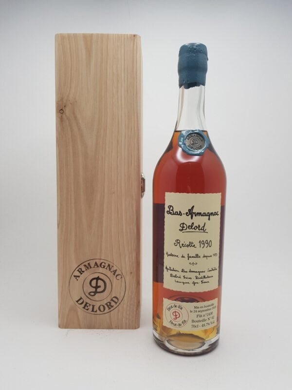 Delord Cask Strength Vintage 1990/2020 (29 års Single Cask), Bas-Armagnac, 48.7%