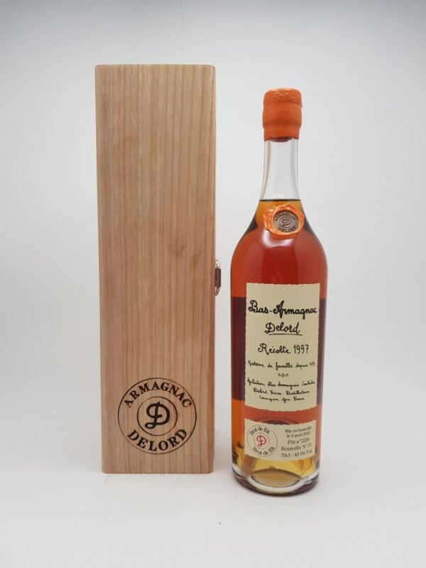 Delord Cask Strength Vintage 1997/2020 (22 års Single Cask), Bas-Armagnac, 49.5%