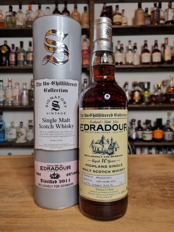 Edradour 10 yo (2011/2021), The Un-Chillfiltered Collection, 46%