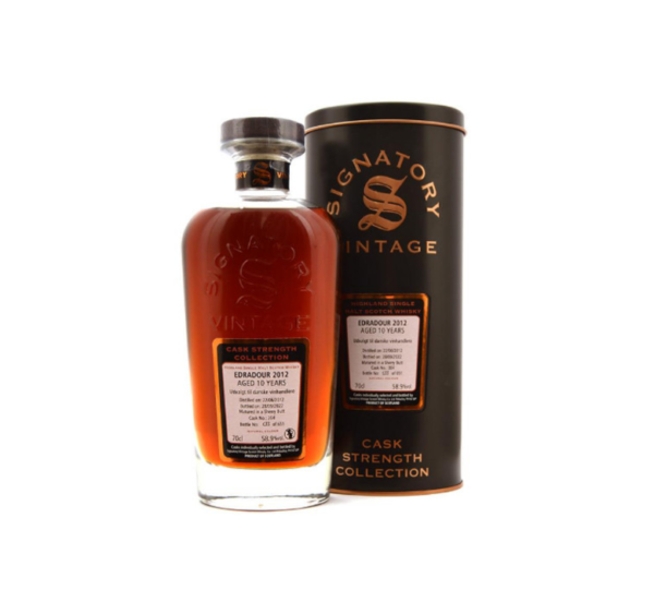 Edradour 10 yo (2012/2022), Signatory Vintage - Cask Strength (Sherry Butt #304), 58.9%