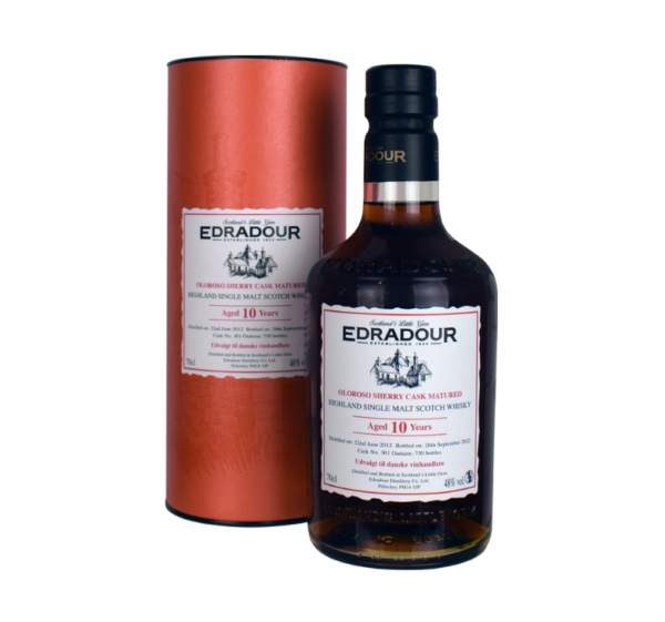 Edradour 10 yo (2012/2022), Single Cask - Oloroso Sherry, 48%