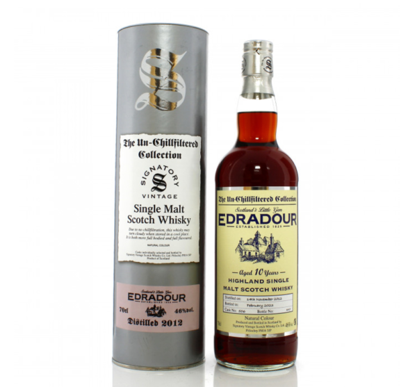 Edradour 10 yo (2012/2023), The Un-Chillfiltered Collection (Cask #506), 46%