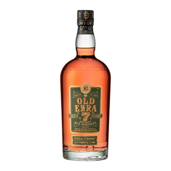 Ezra Brooks 7 yo, Old Ezra Full Proof – Kentucky Straight Rye Whiskey, 57%