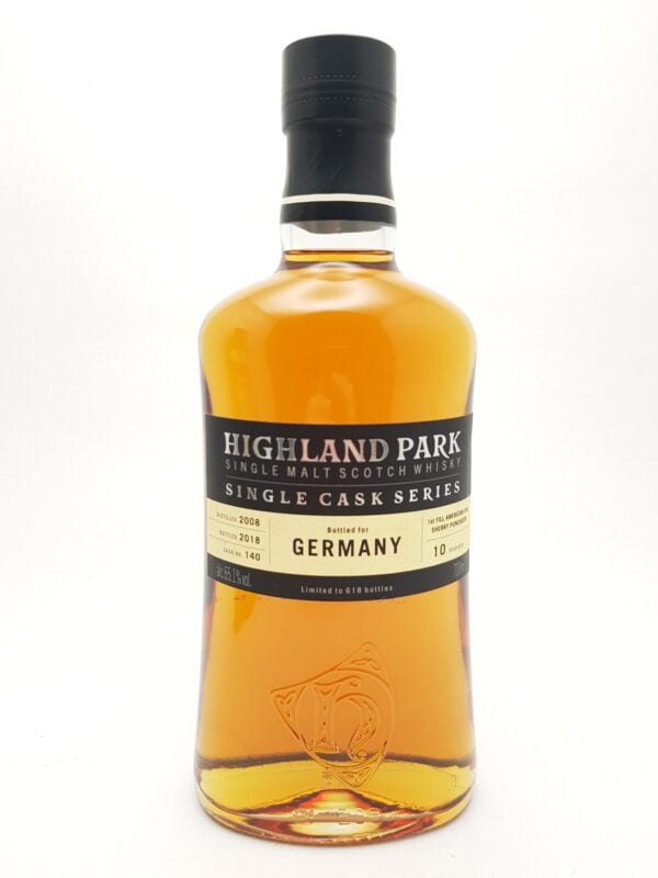 Highland Park 10 yo (2008/2018), Single Cask Germany (#140), 65.1%