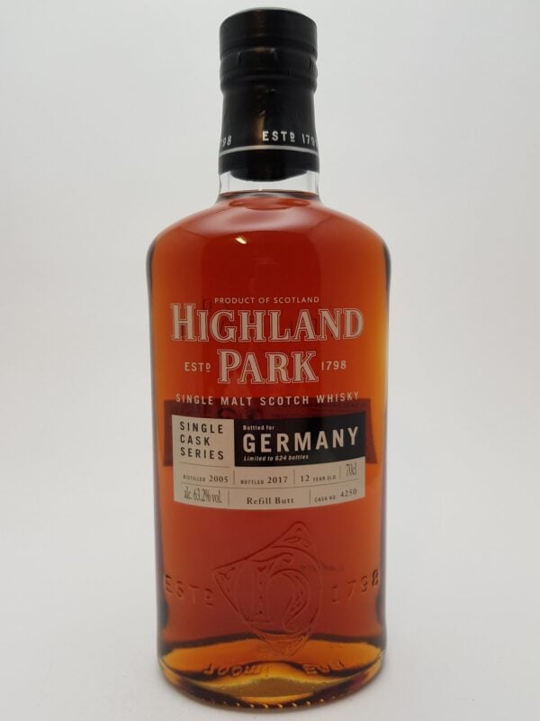 Highland Park 12 yo (2005/2017), Single Cask Germany, 63.2%