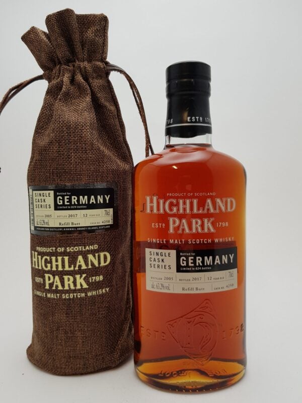 Highland Park 12 yo (2005/2017), Single Cask Germany, 63.2% - Image 2