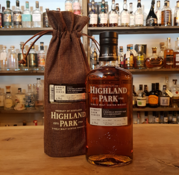 Highland Park 14 yo (2003/2017), Single Cask for Cindarella Whisky Fair (#3824), 59%