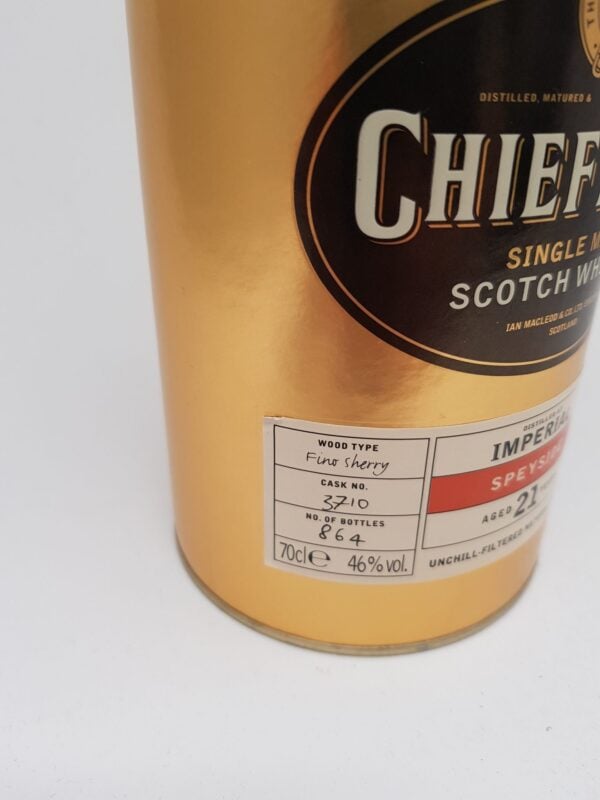 Imperial 21 yo (1982/2004), Chieftain’s Choice – Fino Sherry, 46% - Image 3