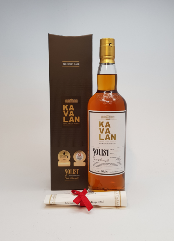 Kavalan Solist Bourbon Cask (bottled 2017), 58.6%