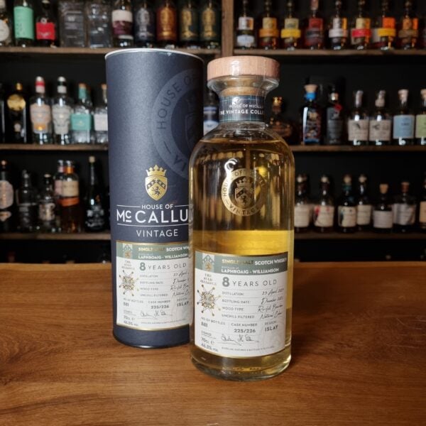 Laphroaig 8 yo (2013/2021), McCallum - The Auld Alliance, 46.5%