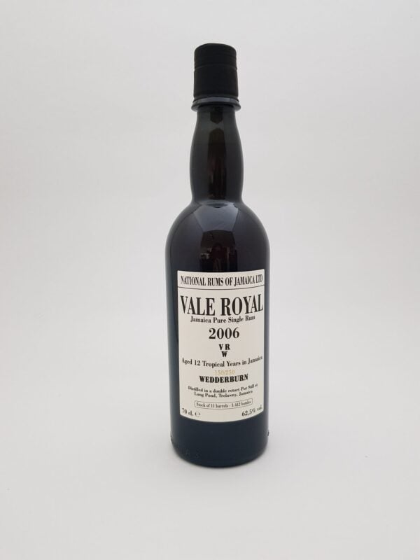 Long Pond 12 yo (2006), Vale Royal - VRW, National Rums of Jamaica, 62.5%