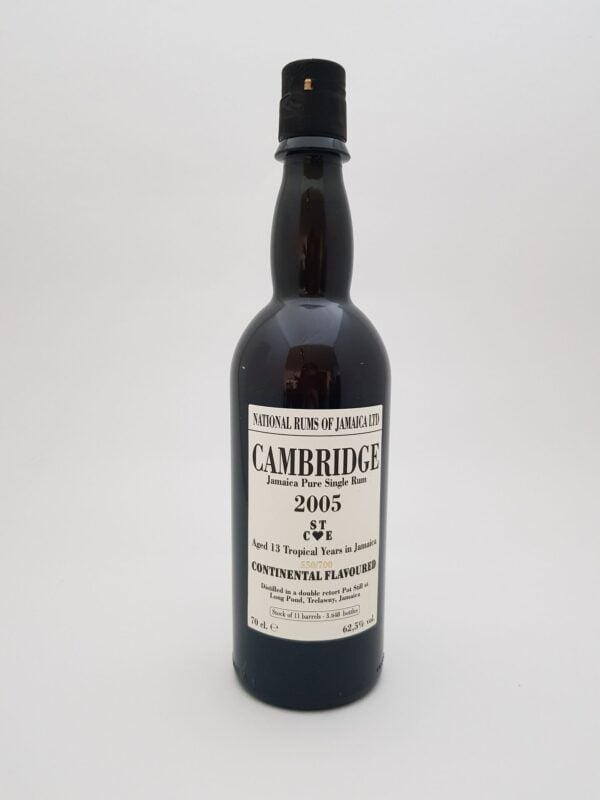 Long Pond 13 yo (2005), Cambridge STC❤︎E - National Rums of Jamaica, 62.5%