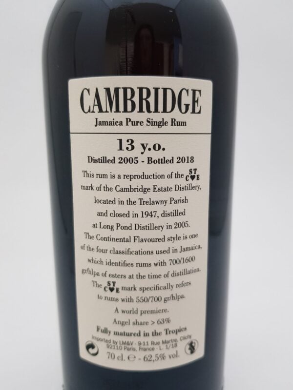 Long Pond 13 yo (2005), Cambridge STC❤︎E - National Rums of Jamaica, 62.5% - Image 4