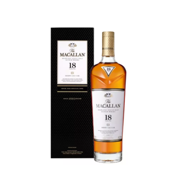 Macallan 18 yo, Sherry Oak (2023 Edition), 43%