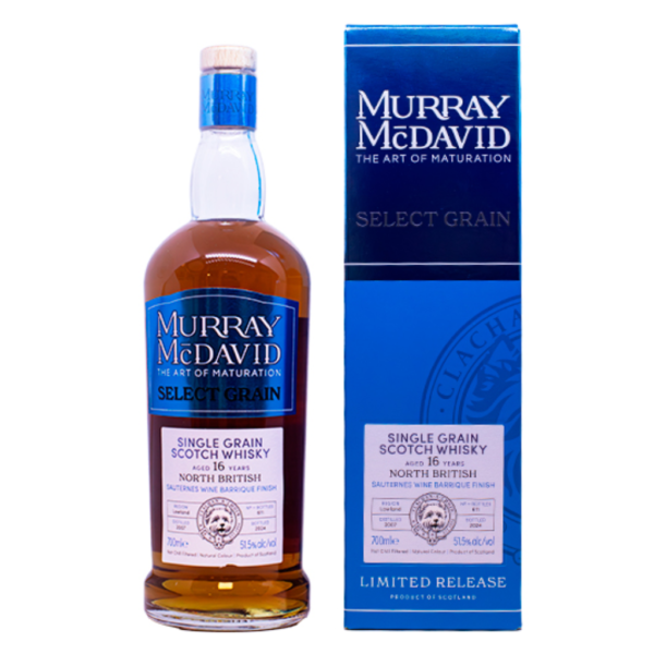 North British 16 yo (2007/2024), Murray McDavid - Sauternes Finish, 51.5%