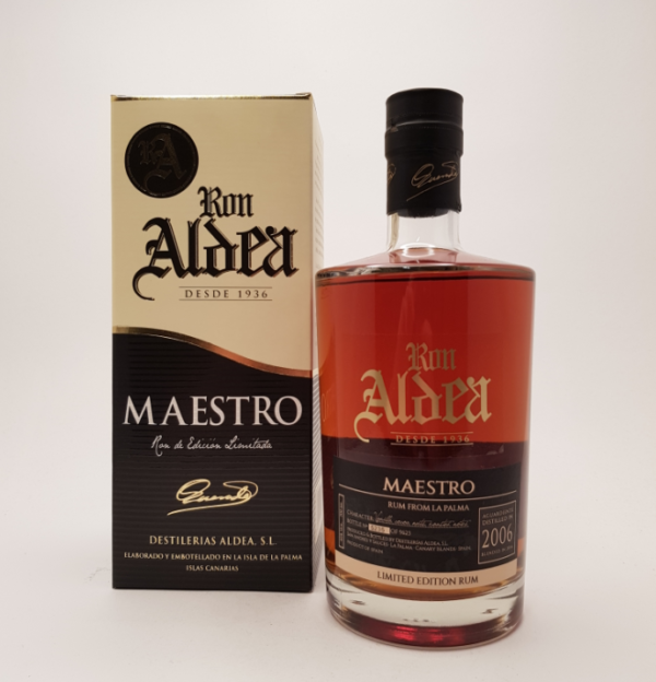 Ron Aldea Maestro, Vintage 2006 (flasket 2016), 40%