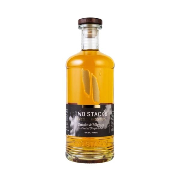 Two Stacks, Smoke & Mirrors, Peated Single Malt Irish Whiskey, 48%