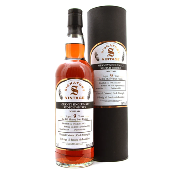 Whitlaw 9 yo (2013/2022), Signatory - Single Cask (Sherry), 58.7%